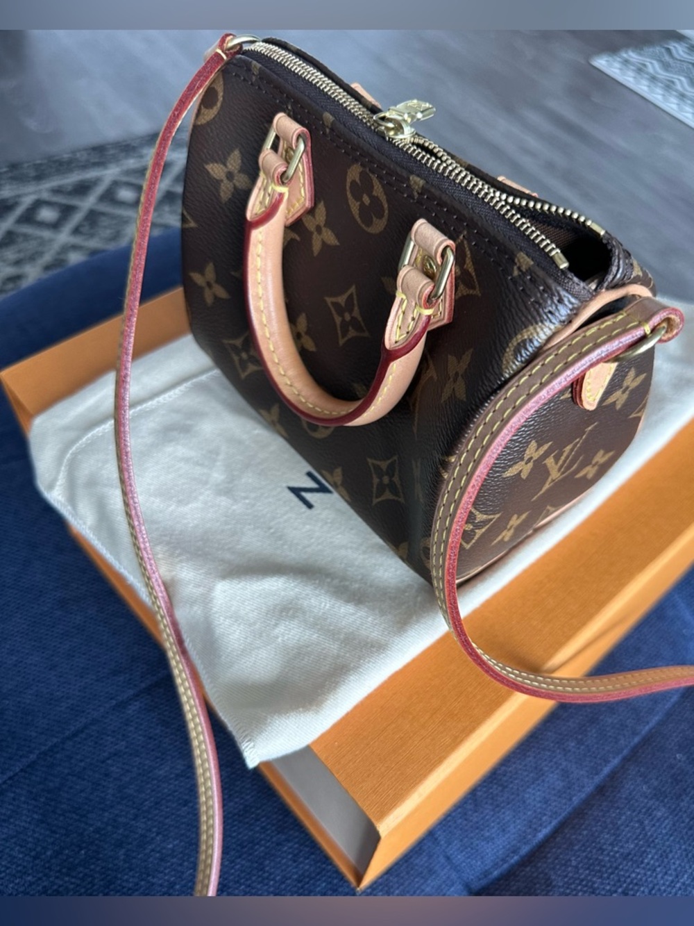 Louis Vuitton Monogram Nano Mini w/Non-Adjustable Strap(Authentic) - Picture 11 of 17